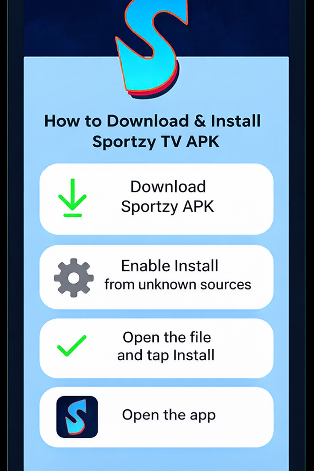 sportzy install